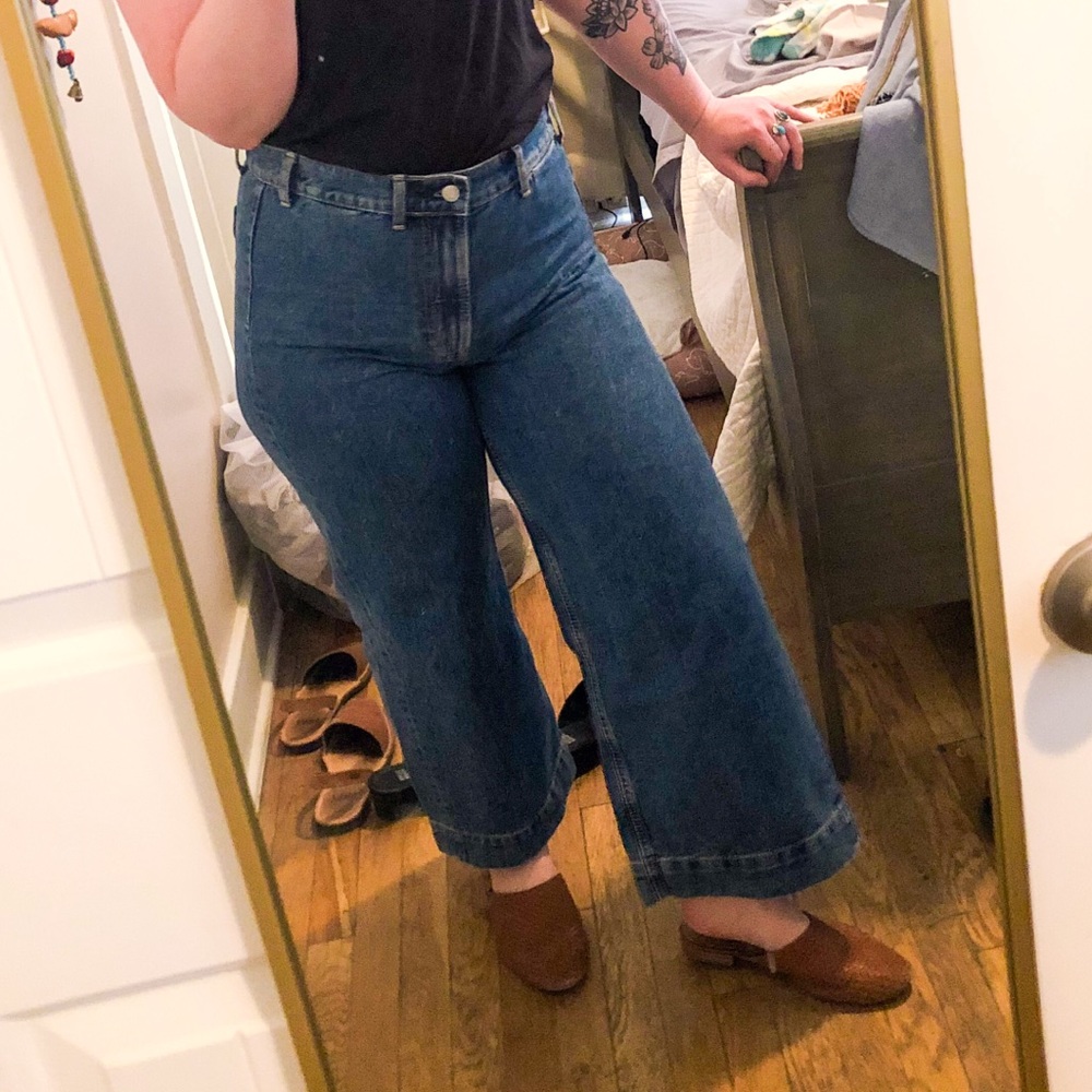 Everlane Wide Leg Jeans